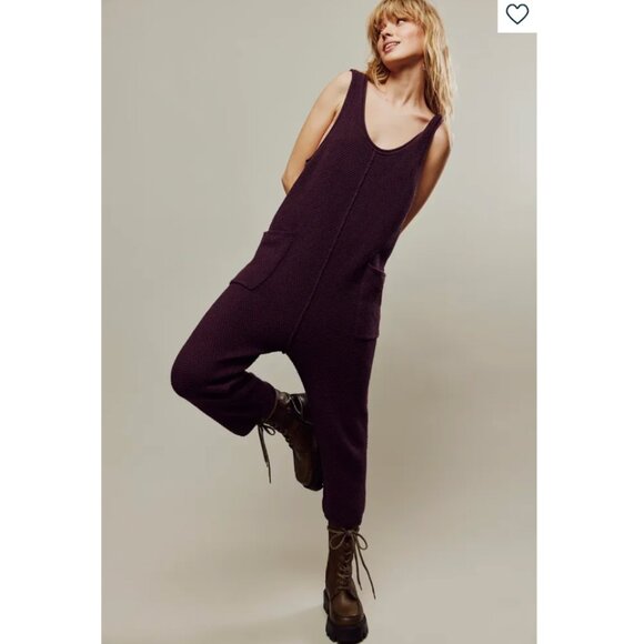 Free People Hailee Sweater Jumper - Vintage Wine 💜 XS & Small - Factory Sealed - Picture 4 of 9